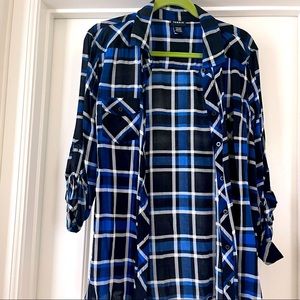 Torrid Plaid Button Up Shirt